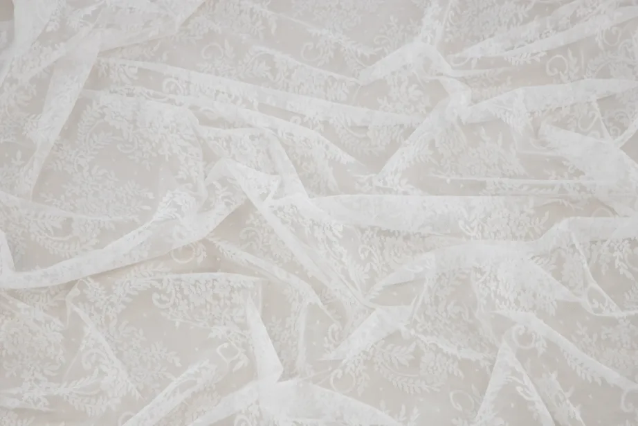 Valged pitskangast kardinad Daisy, multifunktsionaalne pael, 140 × 240 cm (2 tk), 15928-801 – 6