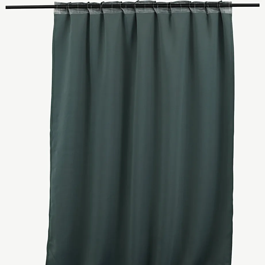 Sinakasroheline polüesterkardin Evelyn peidetud öösidega, 135 × 290 cm, 15930-907 – 3