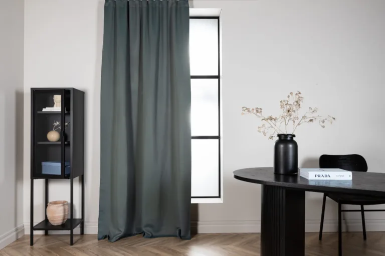 Sinakasroheline polüesterkardin Evelyn peidetud öösidega, 135 × 290 cm - 15930-907
