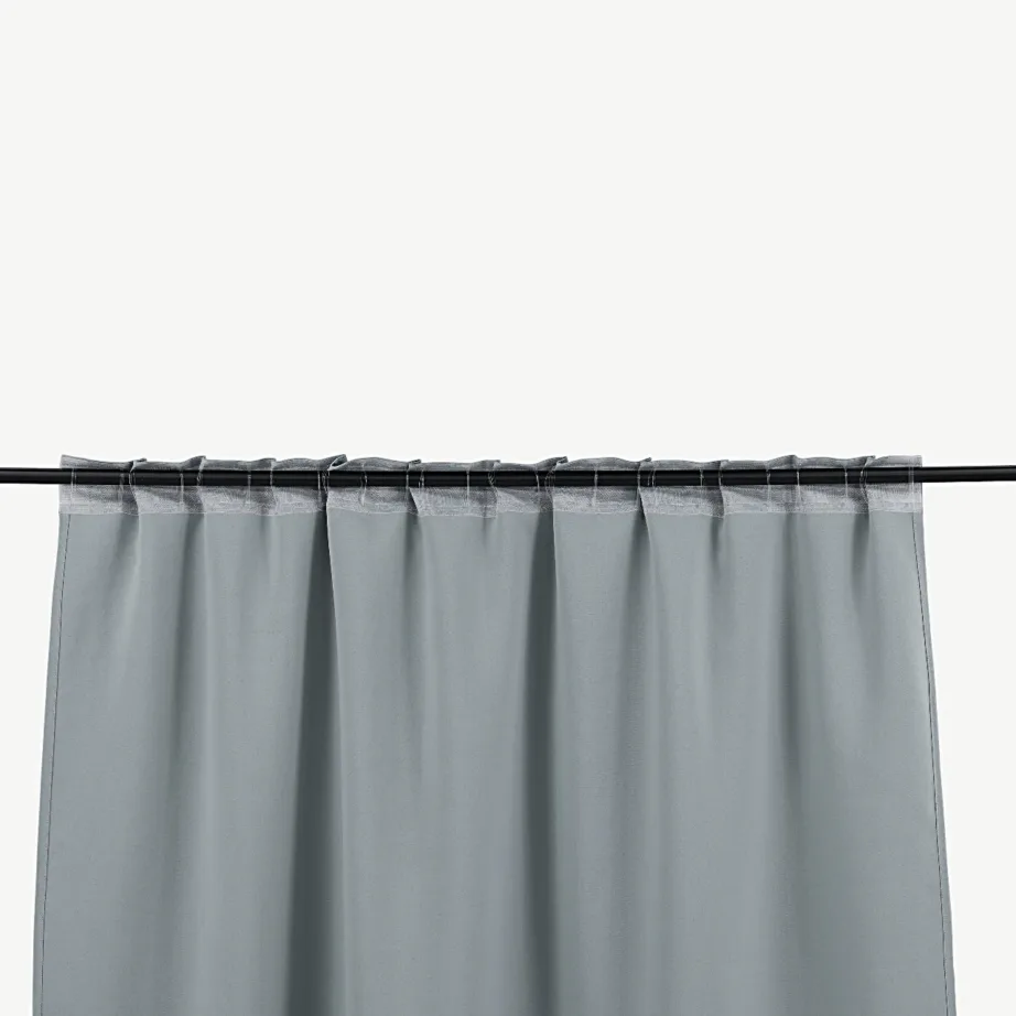 Helehall pimendav polüesterkardin Evelyn peidetud kinnitusega (135 × 290 cm), 15930-910 – 3