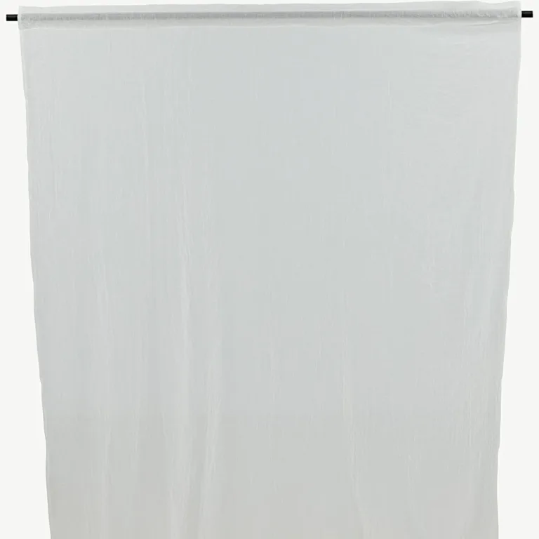 Valge poolläbipaistev polüesterkardin Elena, 135 × 240 cm - 15931-501