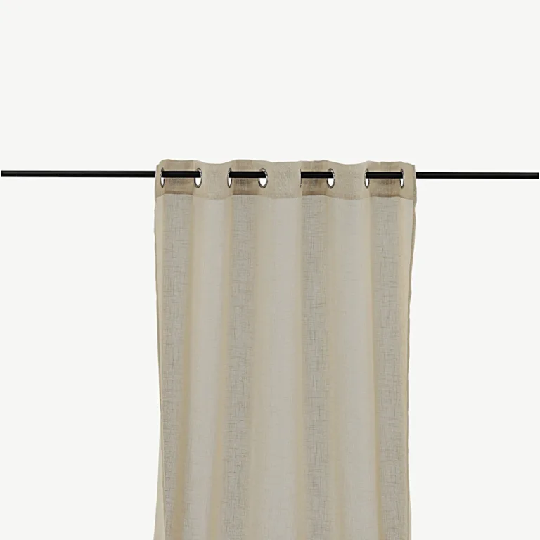 Beežid öösrõngastega polüesterkardinad Kaya, 140 × 240 cm, 2 tk - 15933-602