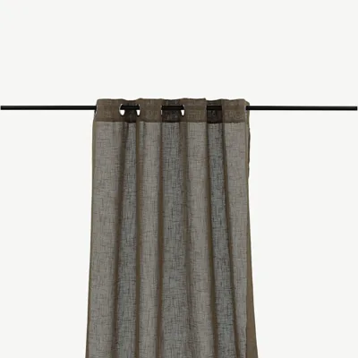 Pruun öösidega kardin Kaya, polüester, 140 × 240 cm (2 tk) - 15933-603