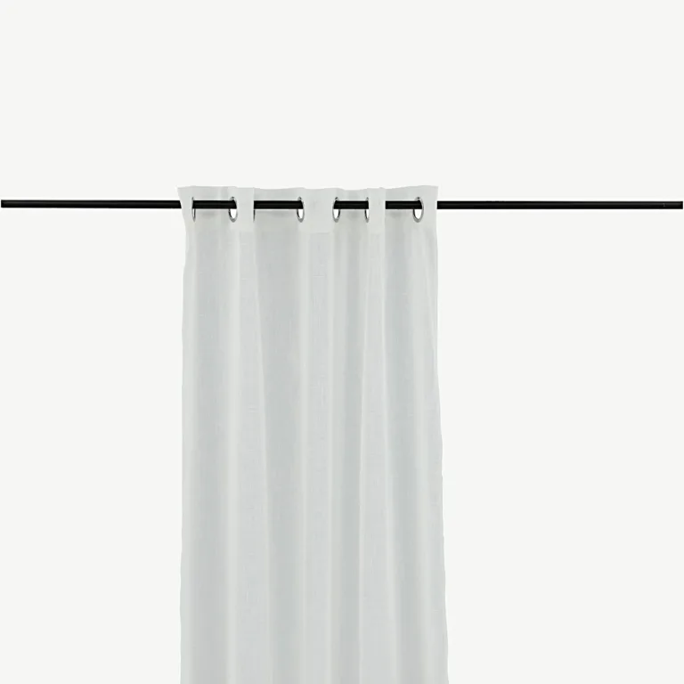 Valge rõngaskardin Kaya, 140 x 290 cm - 15934-601