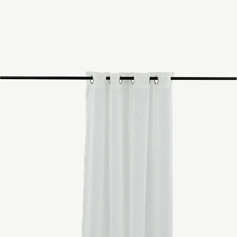 Valge rõngaskardin Kaya, 140 x 290 cm - 15934-601