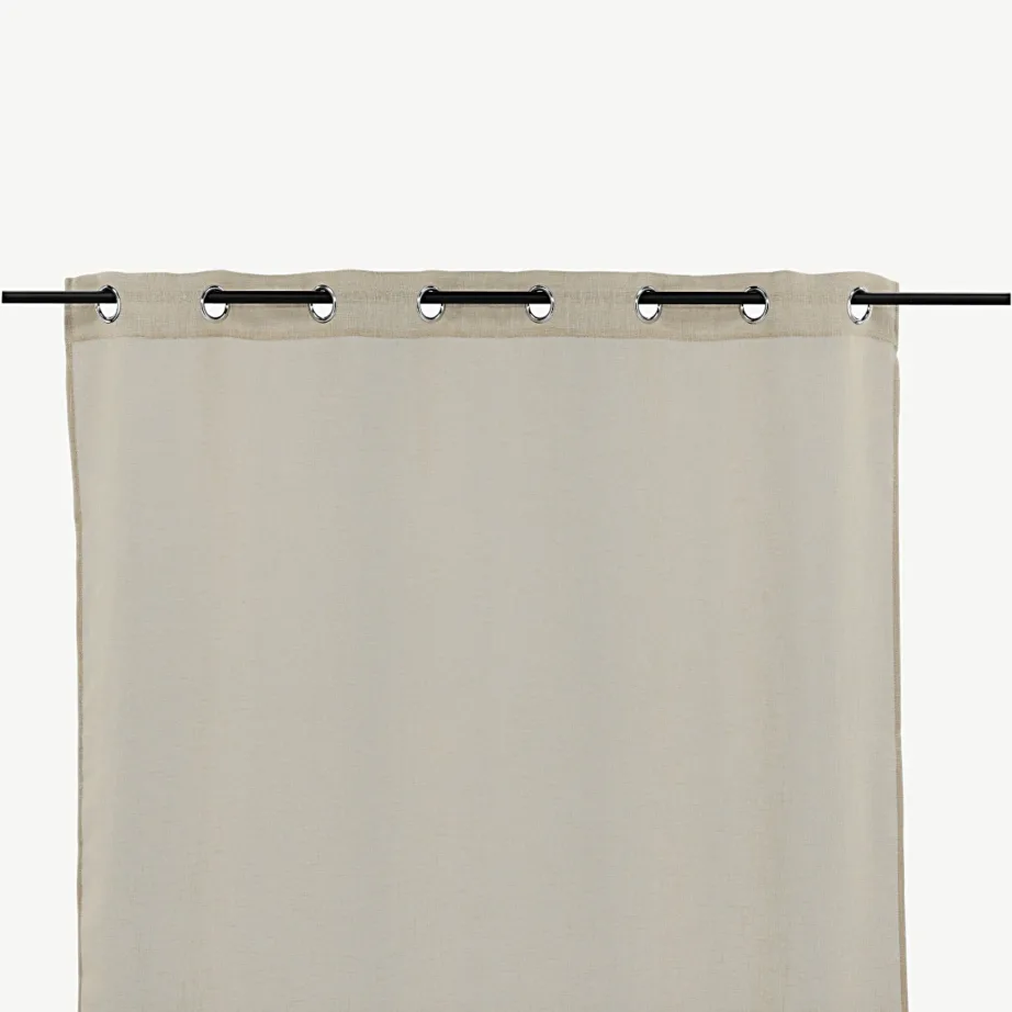 Beež polüesterkardin öösidega Kaya, 140 × 290 cm, 15934-602 – 2