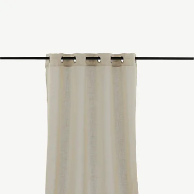 Beež polüesterkardin öösidega Kaya, 140 × 290 cm - 15934-602