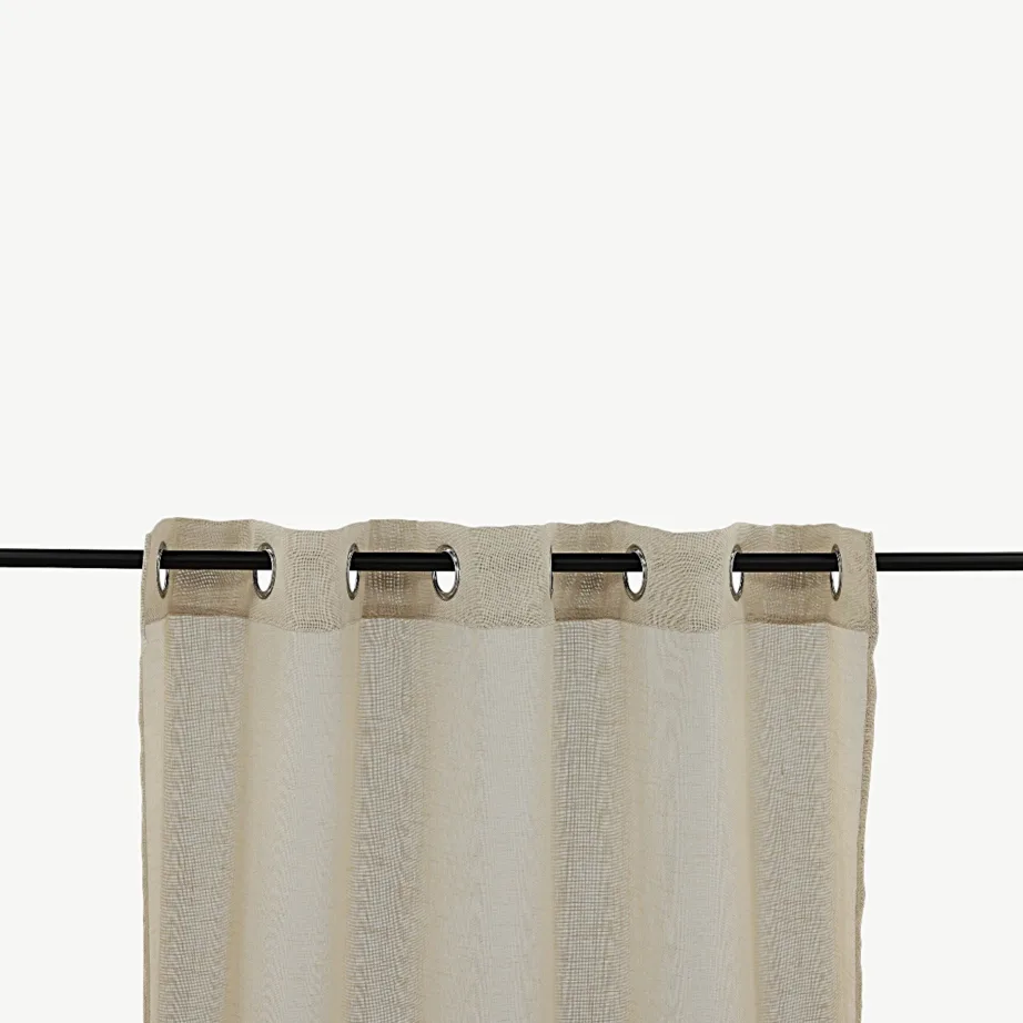 Beež polüesterkardin öösidega Kaya, 140 × 290 cm, 15934-602 – 4