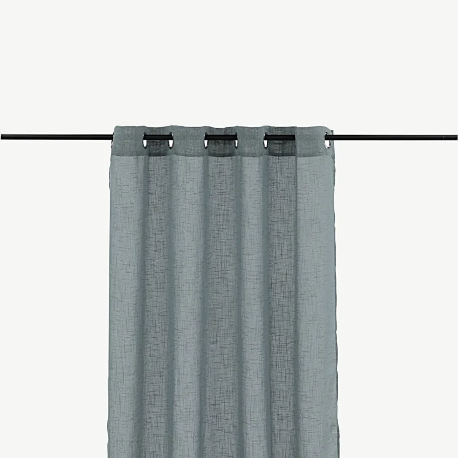 Helehall polüesterkardin öösidega Kaya, 140×290 cm, 2 tk, 15934-605 – 3