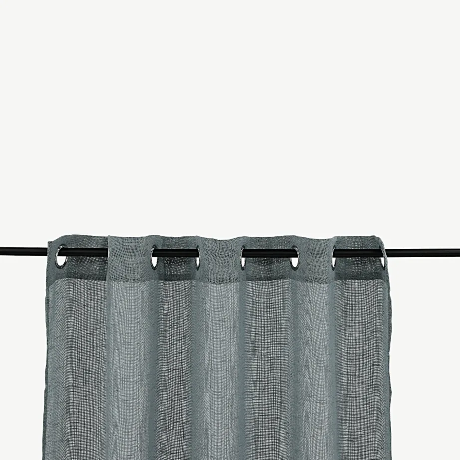 Helehall polüesterkardin öösidega Kaya, 140×290 cm, 2 tk, 15934-605 – 4