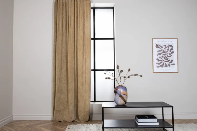 Liivakarva manchester-kardinad Elma (2 tk, 140 × 240 cm, polüester) - 15935-503