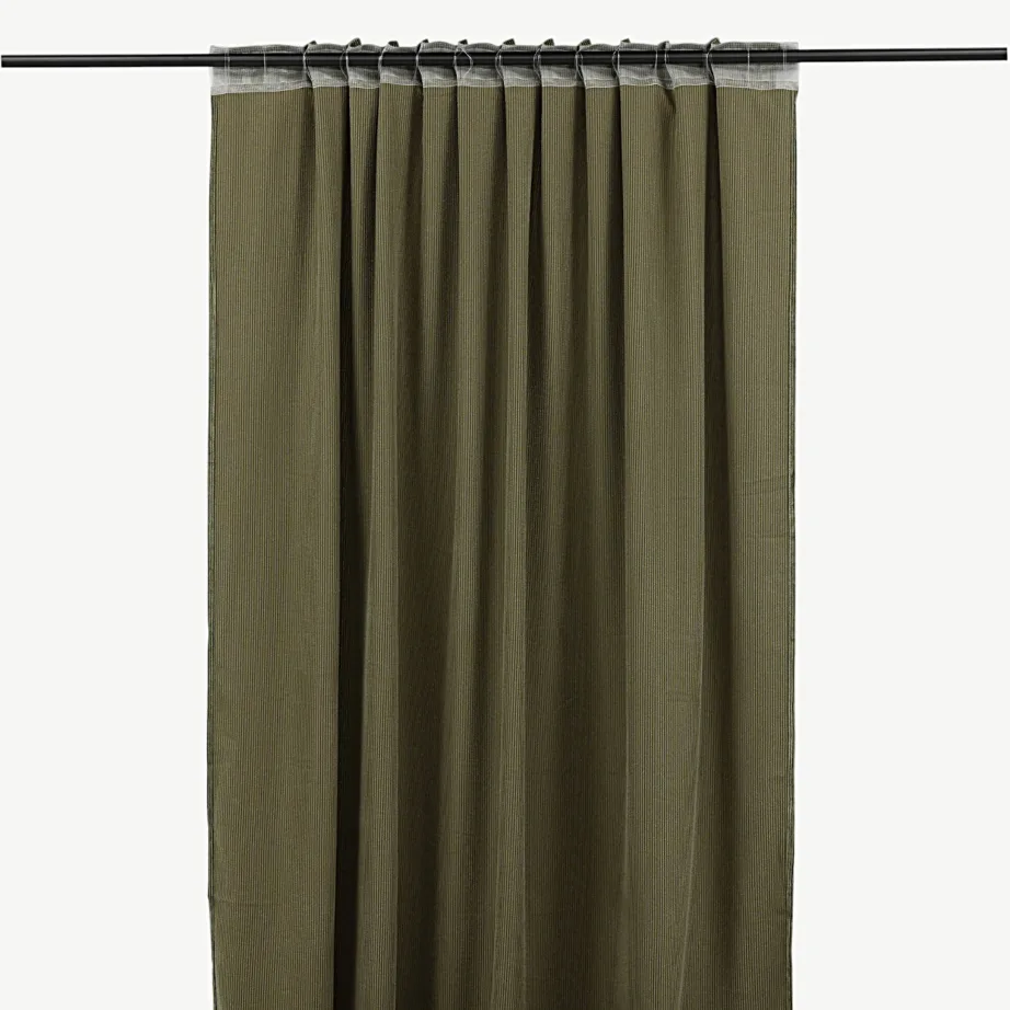 Sammalrohelised manchesterkangast kardinad Elma (140 × 240 cm), 2 tk, 15935-504 – 3