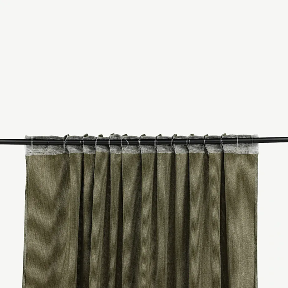 Sammalrohelised manchesterkangast kardinad Elma (140 × 240 cm), 2 tk, 15935-504 – 4