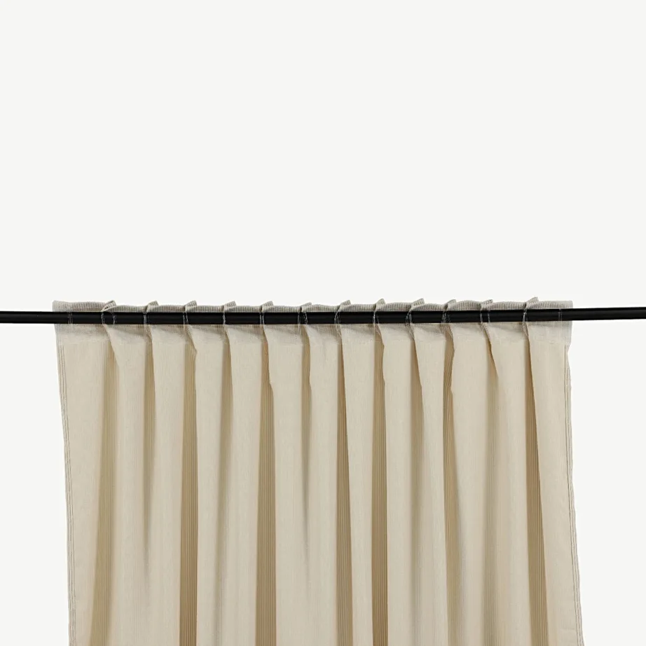 Beež manchester-efektiga polüestrist kardinad Elma, 140 × 290 cm, komplekt 2 tk, 15936-502 – 4