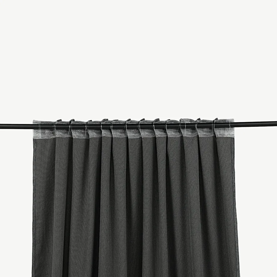 Tumehalli manchester-kangast kardinad Elma, multifunktsionaalse paelaga, 140 × 290 cm, 15936-505 – 3