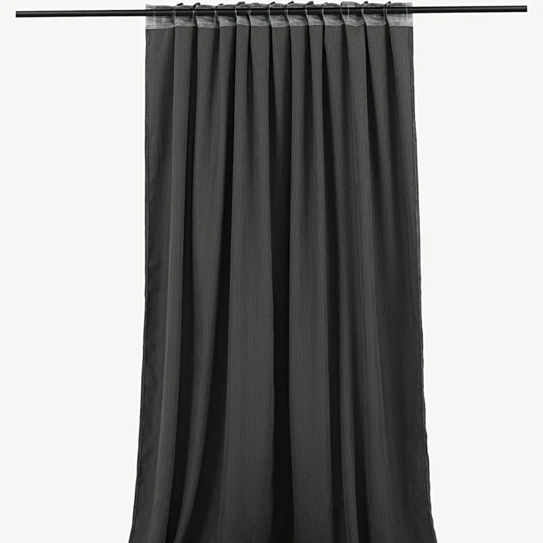 Tumehalli manchester-kangast kardinad Elma, multifunktsionaalse paelaga, 140 × 290 cm - 15936-505