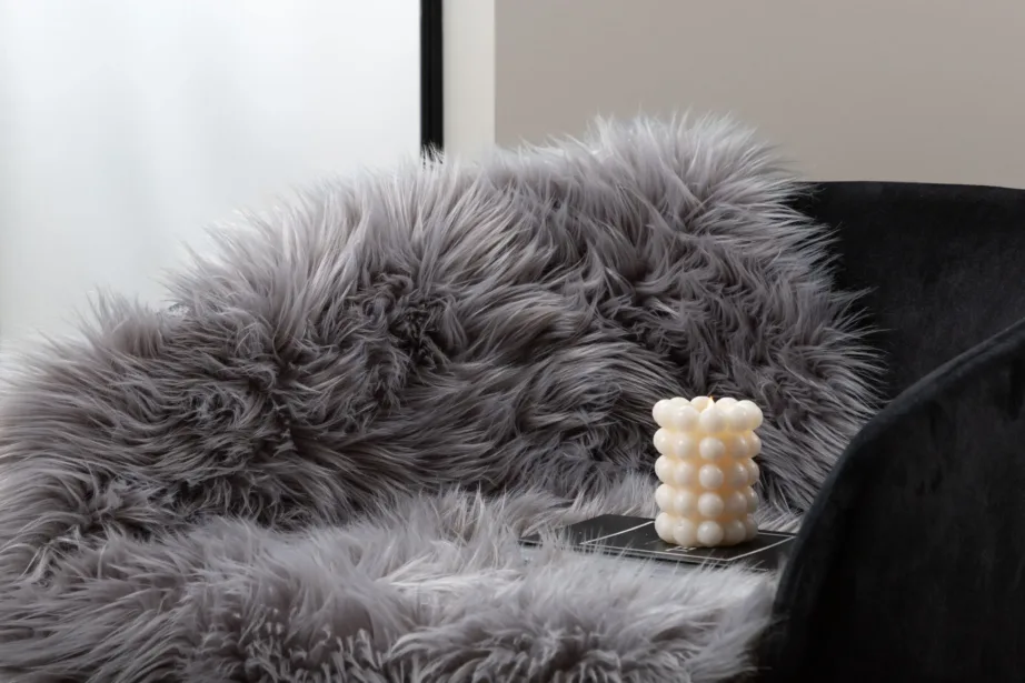 Tumehalli kunstlambanaha vaip Katy (60 × 90 cm), 15937-305 – 3