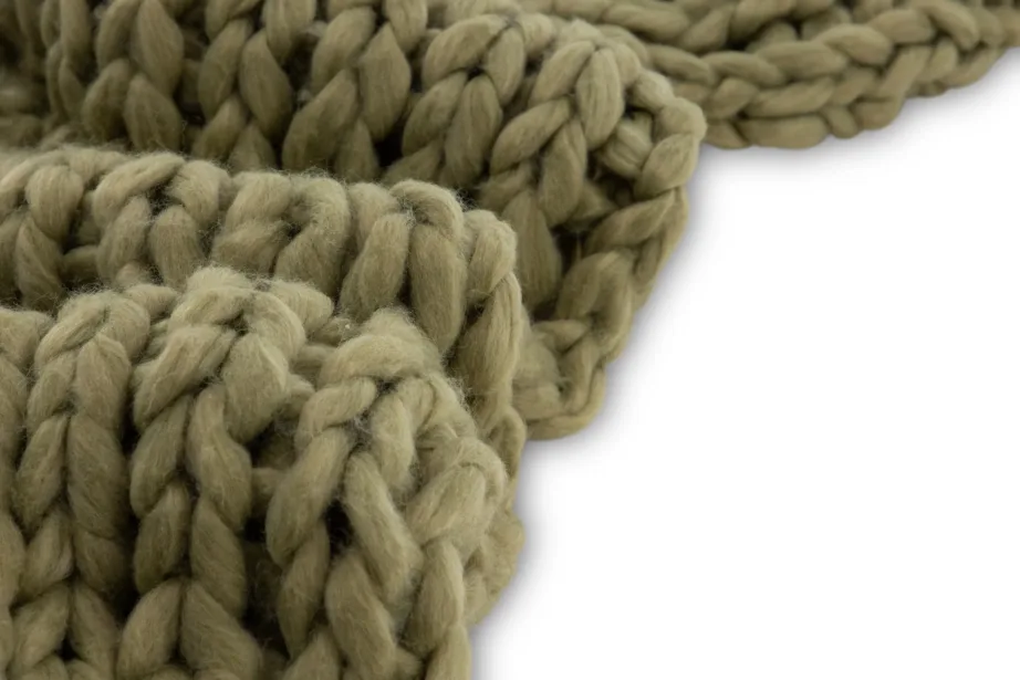 Kate’i polüesterpleed, sammalrohelist tooni, 130 × 170 cm, 15940-204 – 7