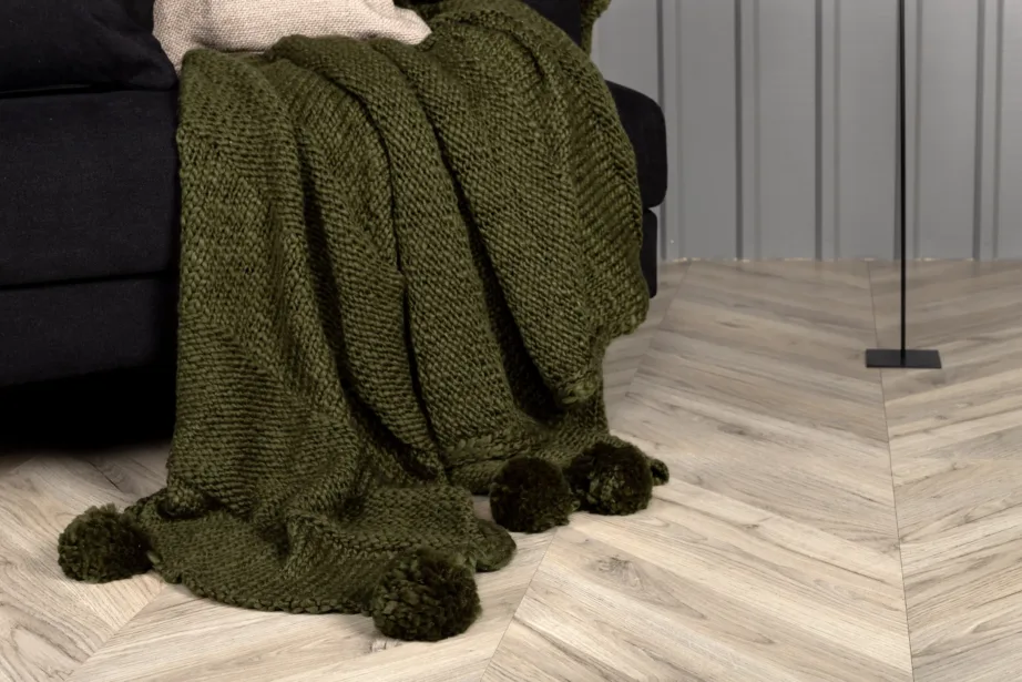 Sammalroheline akrüülpleed tuttidega Anny, 130 × 170 cm, 15943-204 – 7