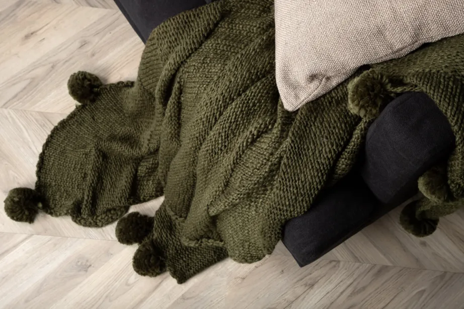 Sammalroheline akrüülpleed tuttidega Anny, 130 × 170 cm, 15943-204 – 8