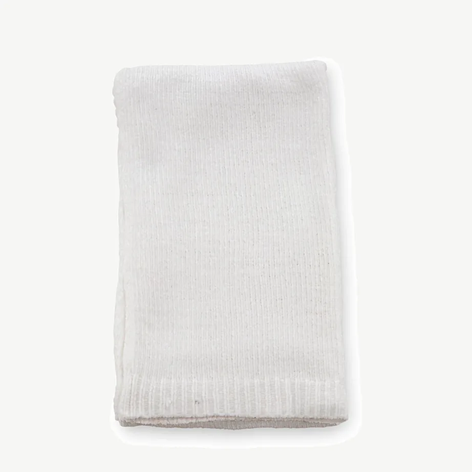 Valge šenillpleed Ally 130×170 cm, 15947-201 – 2