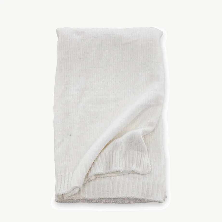 Valge šenillpleed Ally 130×170 cm, 15947-201 – 5