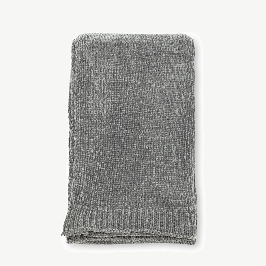 Tumehalli šenillist pleedi Ally (130 × 170 cm, polüester), 15947-205 – 3