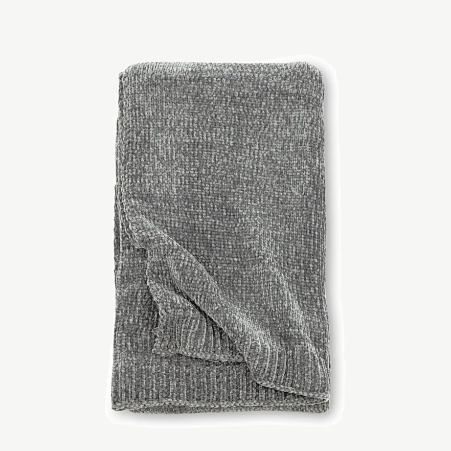 Tumehalli šenillist pleedi Ally (130 × 170 cm, polüester), 15947-205 – 4