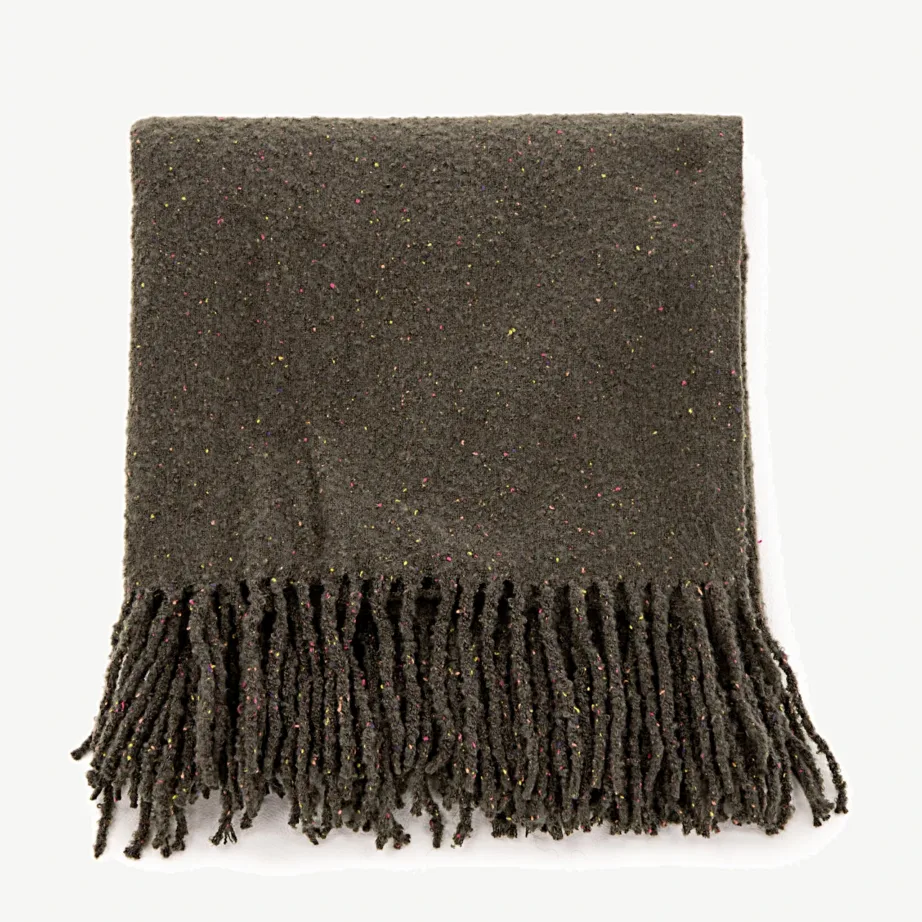 Tumehall narmastega polüesterpleed Tilly (130 × 170 cm), 15950-205 – 2