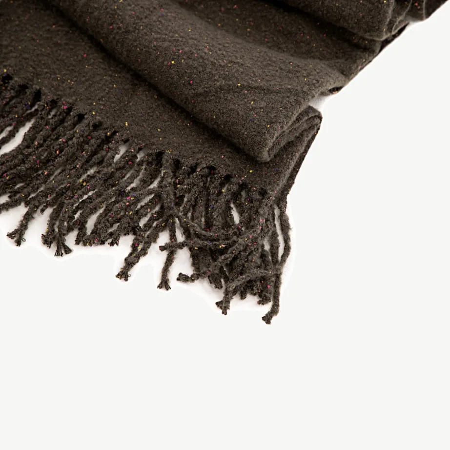 Tumehall narmastega polüesterpleed Tilly (130 × 170 cm), 15950-205 – 4