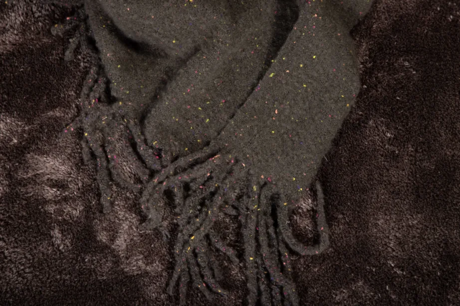 Tumehall narmastega polüesterpleed Tilly (130 × 170 cm), 15950-205 – 13