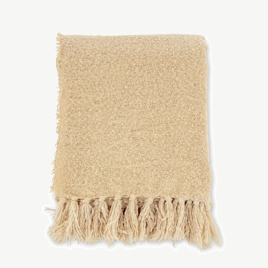 Stanly liivikarva polüesterpleed, 130 × 170 cm, 15952-203 – 2