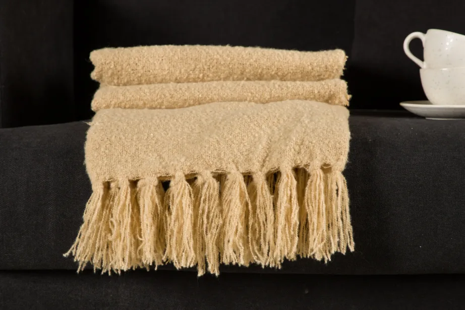 Stanly liivikarva polüesterpleed, 130 × 170 cm, 15952-203 – 4