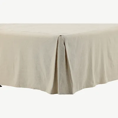 Beež puuvilla-linasegust voodikate Kimmy, 120 × 200 cm - 15959-602