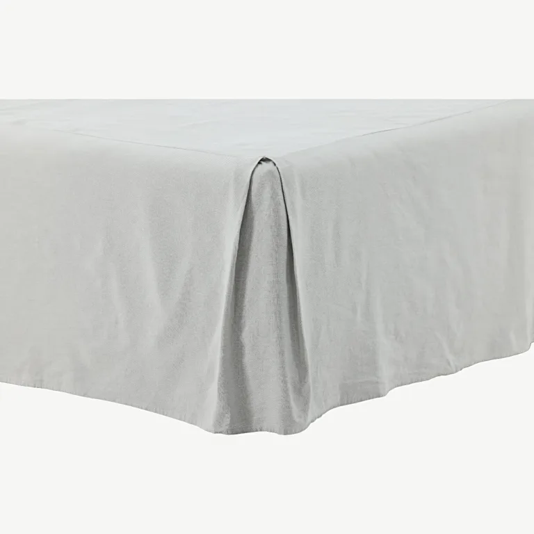 Helehall puuvill-linane voodikate Kimmy 180 × 200 cm - 15959-605