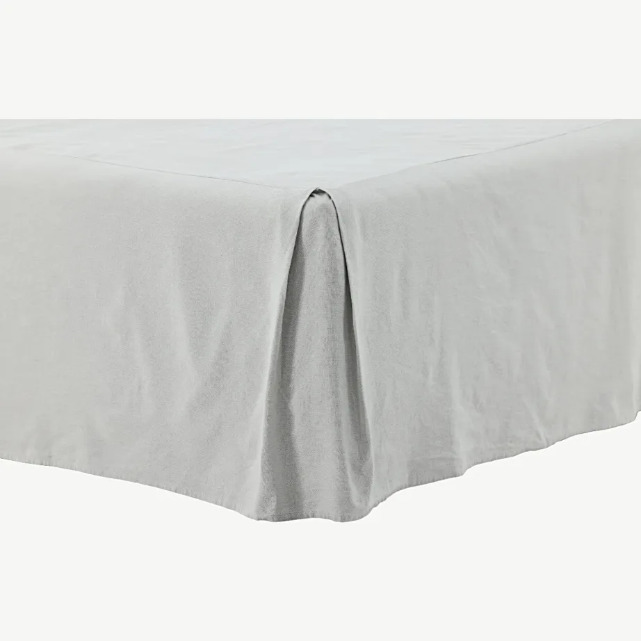 Helehall puuvill-linane voodikate Kimmy 180 × 200 cm, 15959-605