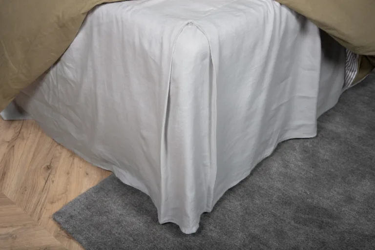 Helehall puuvill-linane voodikate Kimmy 180 × 200 cm - 15959-605