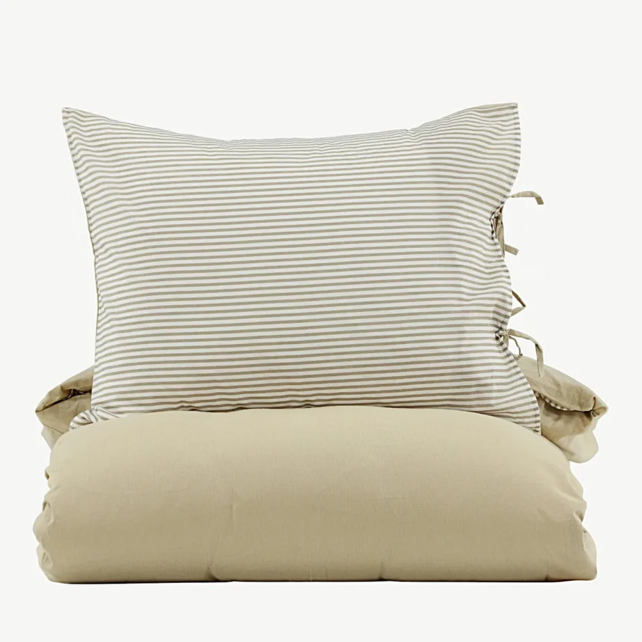 Liivakarva linase ja puuvilla segust voodipesukomplekt Jenna (150 × 200 cm), 15977-602 – 3