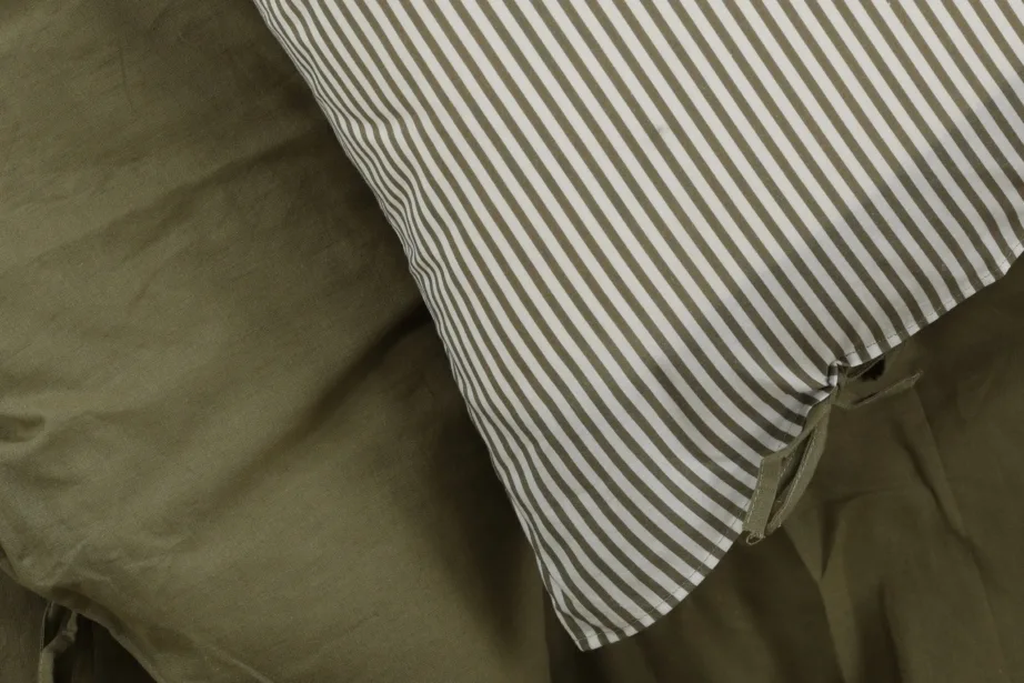 Kahepoolne voodipesukomplekt Jenna, sammalroheline (puuvill/linane, 150×200 cm), 15977-604 – 3