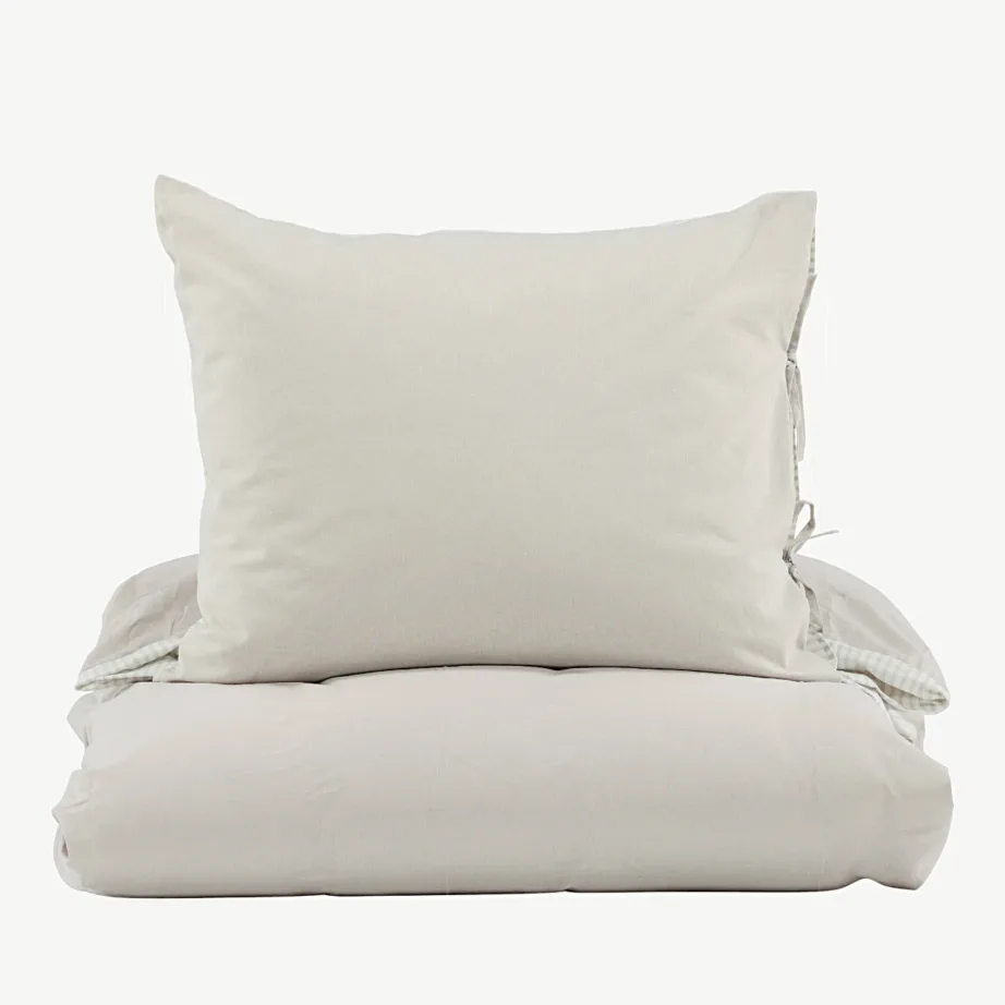 Helehall linase ja puuvillaseguga voodipesukomplekt Jenna, 150×200 cm, 15977-605 – 2