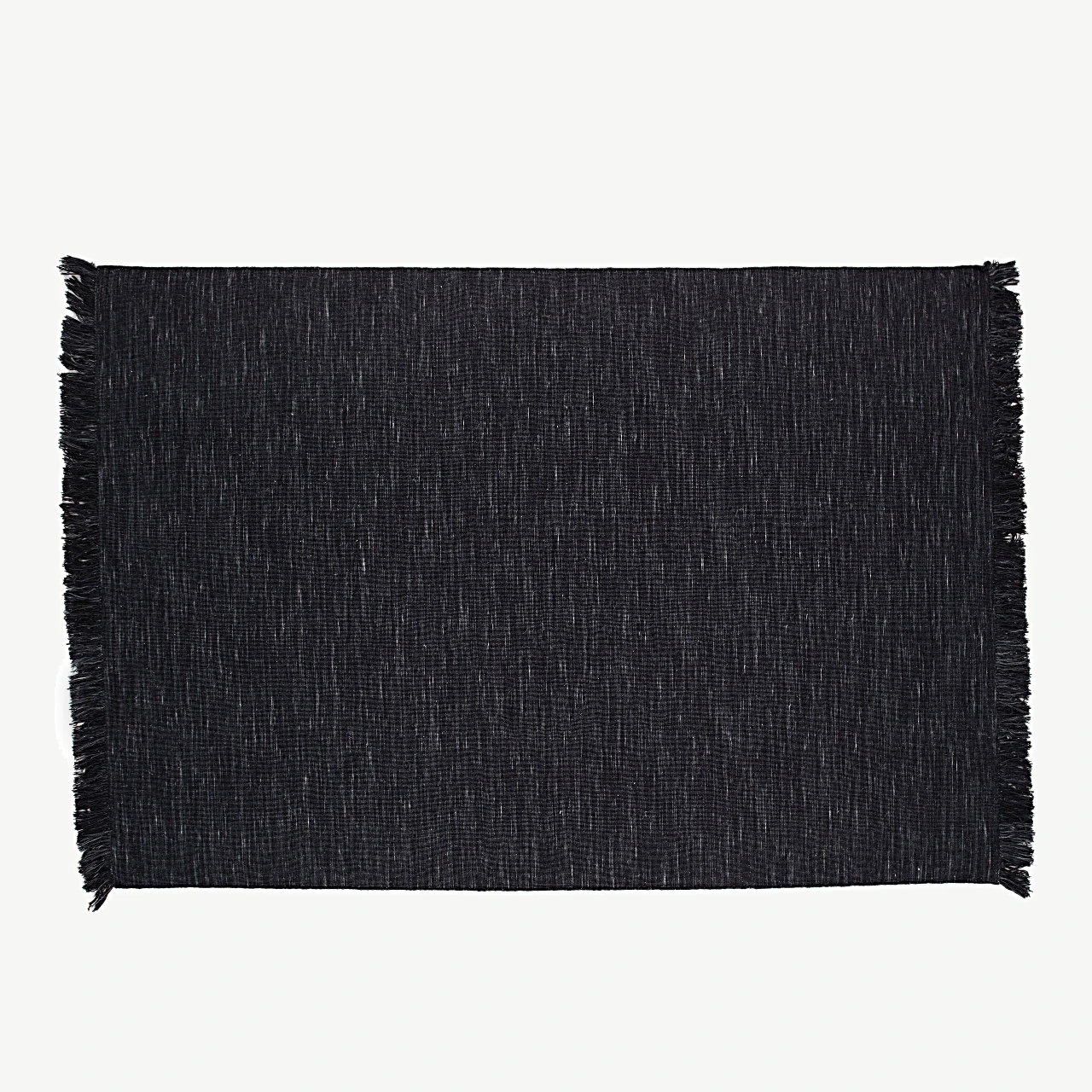 Lamedakoeline villavaip Elton, must, narmastega, 350 × 250 cm - 15978-108