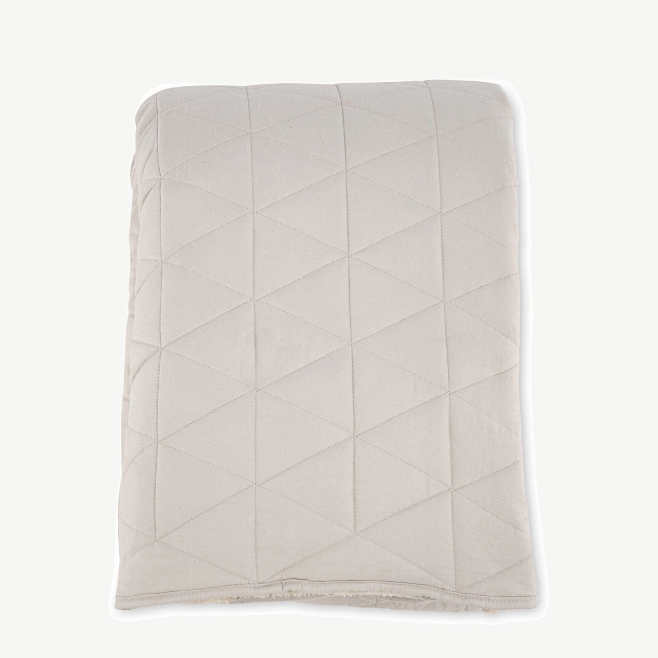 Kahepoolne beež voodikate Nilla – tepitud polüester ja sherpa, 250 x 150 cm - 15978-702