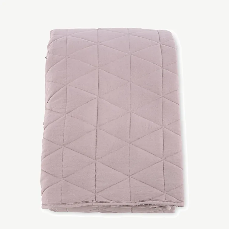 Kahepoolne tolmuroosa tepitud päevatekk Nilla, 250 × 150 cm - 15978-712