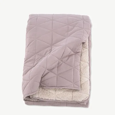 Kahepoolne tolmuroosa tepitud päevatekk Nilla, 250 × 150 cm - 15978-712