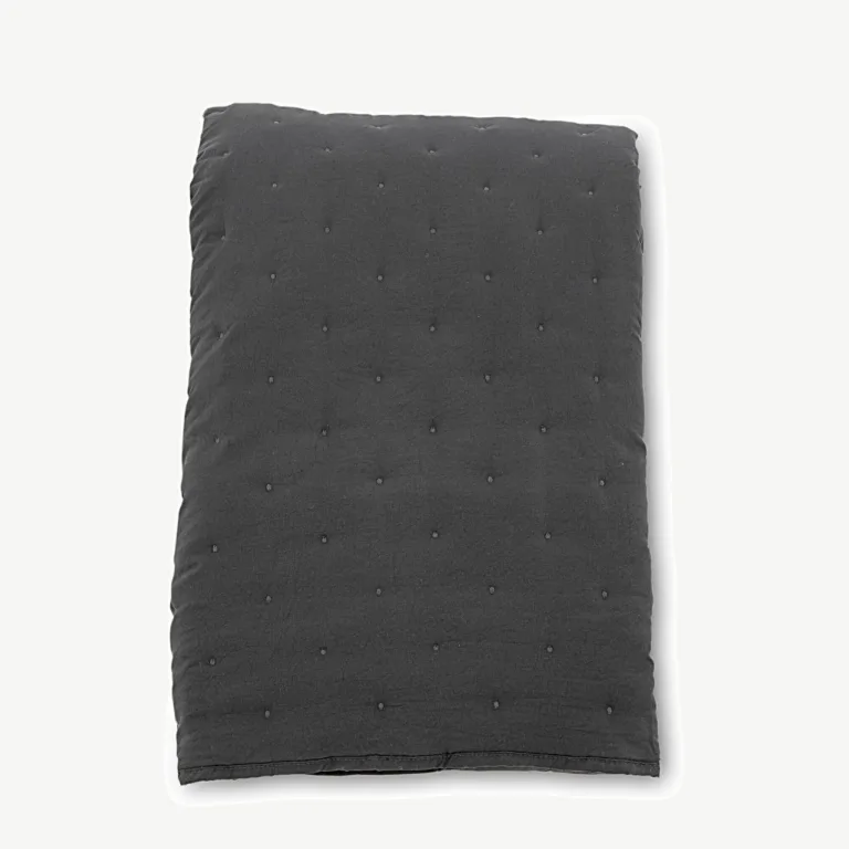 Tepitud mikrofiibrist voodipesukate Sally, antratsiit, 260 × 80 cm - 15986-405