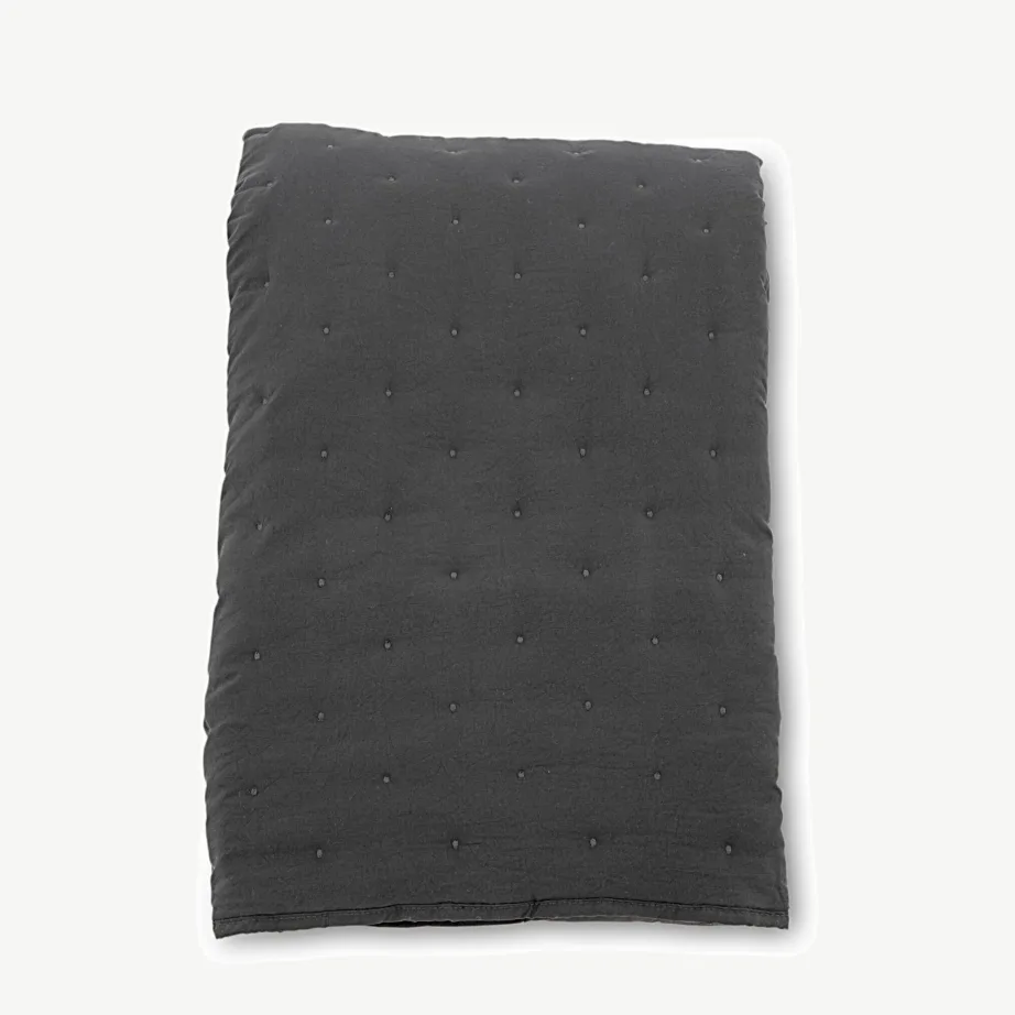 Tepitud mikrofiibrist voodipesukate Sally, antratsiit, 260 × 80 cm, 15986-405 – 2