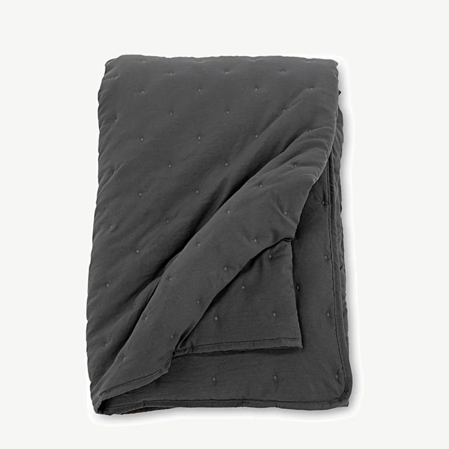 Tepitud mikrofiibrist voodipesukate Sally, antratsiit, 260 × 80 cm, 15986-405 – 3