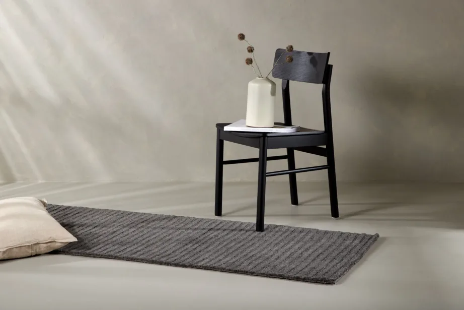 Tumehall villavaip Miltonile (200 × 70 cm, ribilise mustriga), 15988-107 – 4