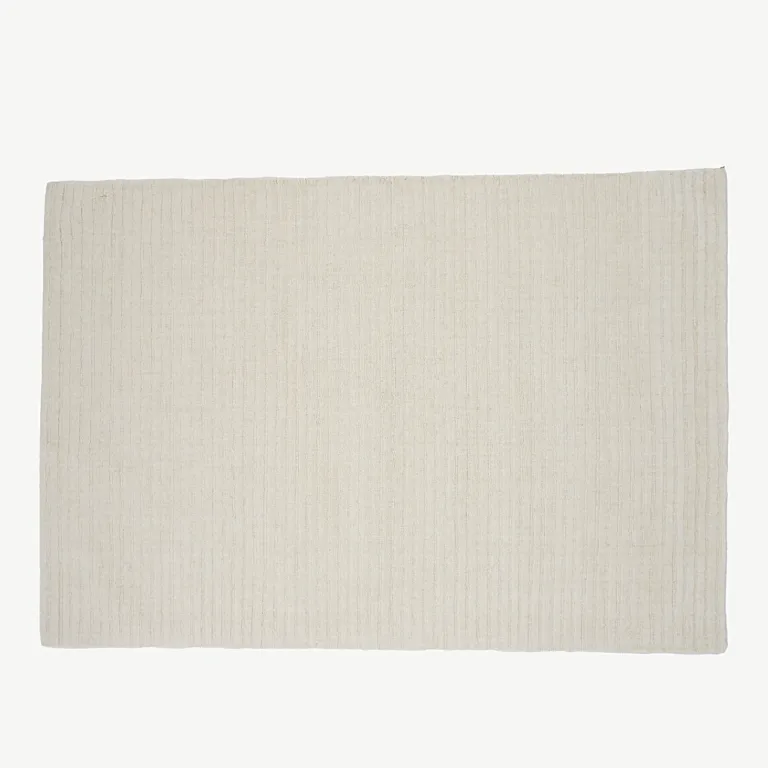 Valge villasegust soonilise mustriga vaip Milton, 300 × 200 cm - 15990-101