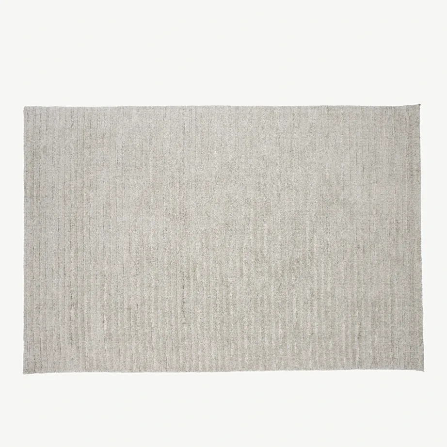 Helehall villavaip Milton 300×200 cm ribimustriga, 15990-106 – 2